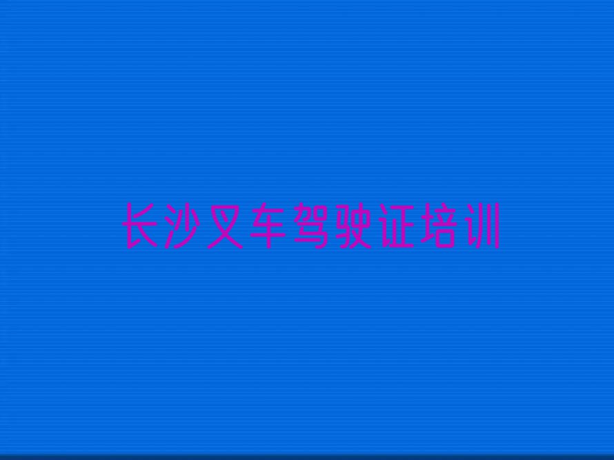 2023年长沙浏阳市叉车驾驶证一对一辅导排行榜榜单一览推荐