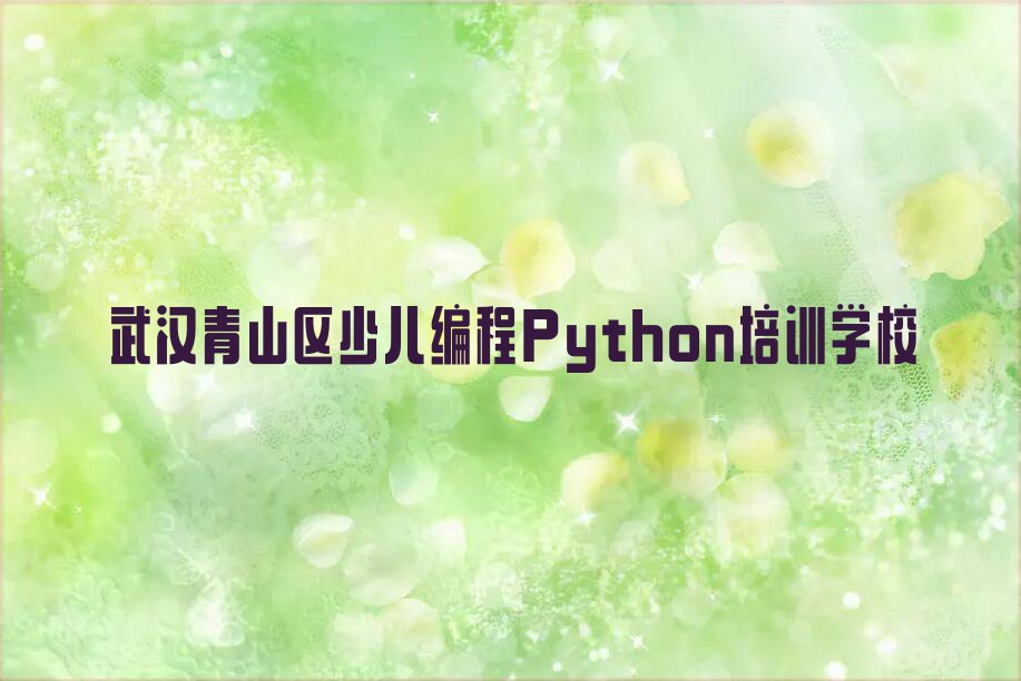 武汉青山区少儿编程Python培训学校