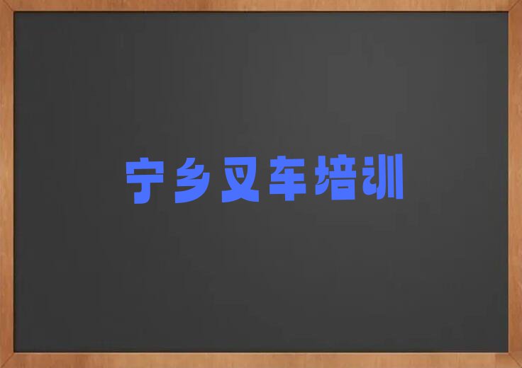 宁乡咸安区哪里可以学叉车驾驶证排行榜榜单一览推荐