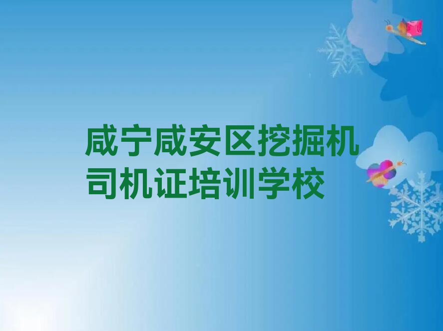 2023年湖北挖掘机司机证培训,咸宁横沟桥镇挖掘机司机证培训排行榜名单总览公布