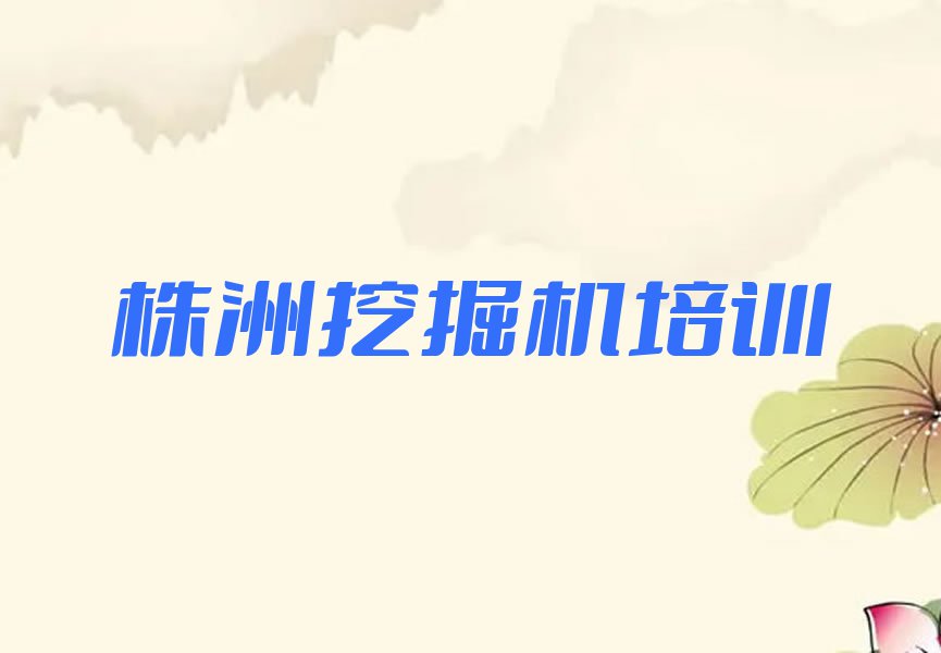 2023年株洲石峰区学挖掘机去哪个学校好排行榜名单总览公布