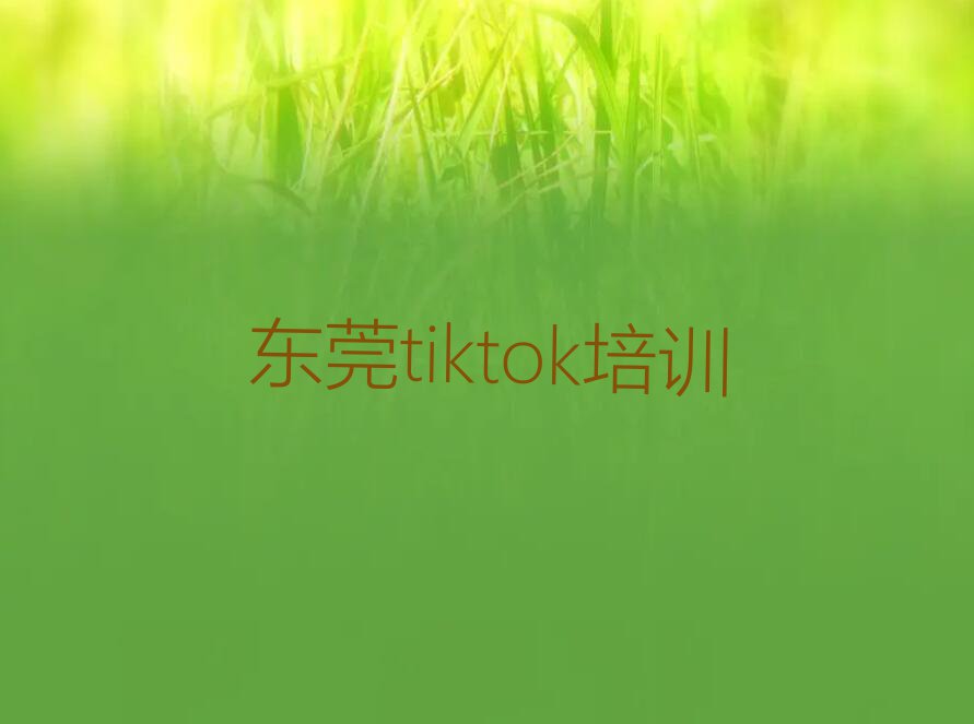 东莞tiktok培训班一般多少钱排行榜榜单一览推荐