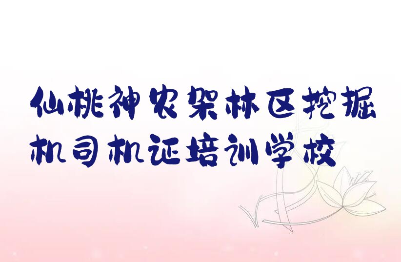 2023年仙桃木鱼镇挖掘机司机证培训一般多少钱排行榜名单总览公布