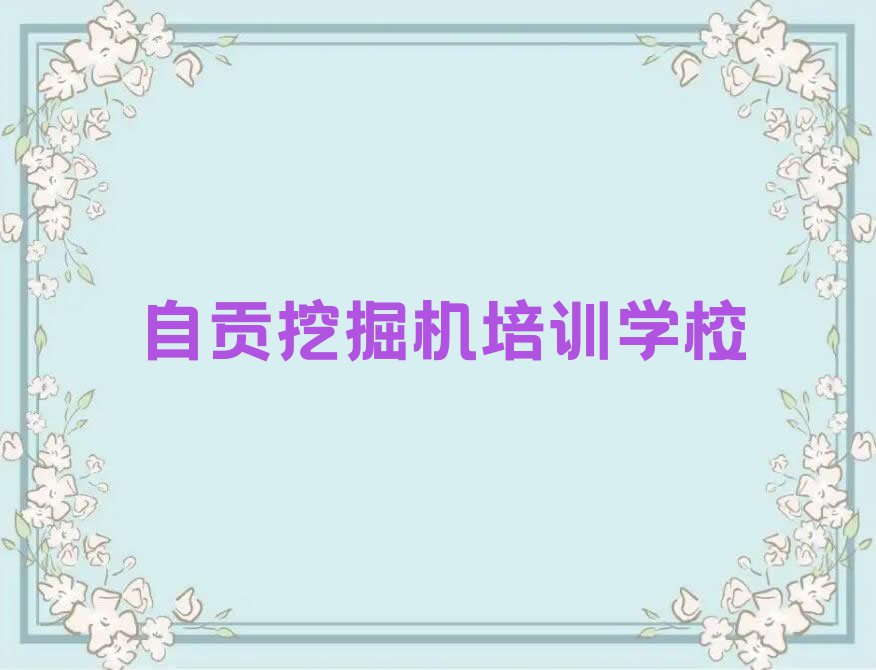 2023自贡学习挖掘机排行榜名单总览公布