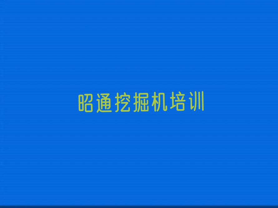 2023昭通青岗岭回族彝族乡哪里能学挖掘机资格证排行榜名单总览公布