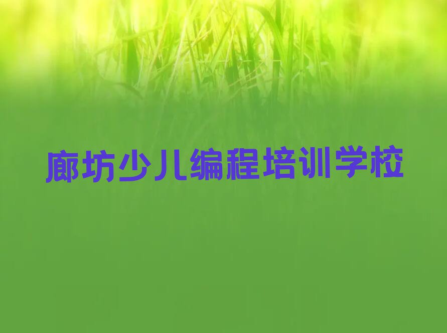 廊坊童程童美NOIP信息学奥赛培训学校在哪排行榜榜单一览推荐