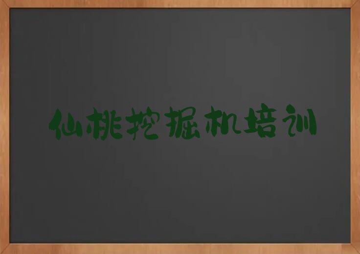 仙桃口碑好学习挖掘机培训机构有哪些哪个好排行榜名单总览公布