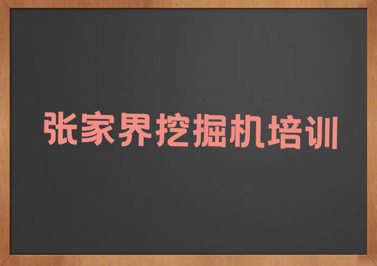 2023年张家界永定区挖掘机资格证学哪个学校好排行榜榜单一览推荐