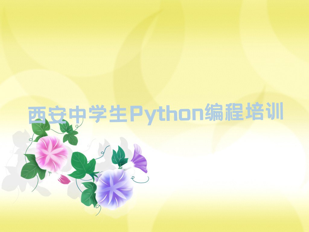 2023雁塔区中学生Python编程培训,西安雁塔区中学生Python编程培训