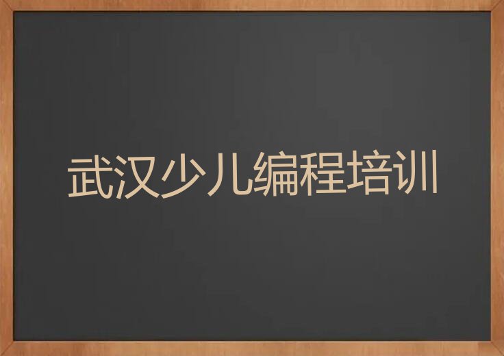 2024年武汉学少儿编程报什么班排行榜名单总览公布