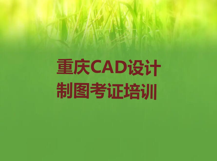 重庆哪里可以学习CAD设计制图考证排行榜榜单一览推荐