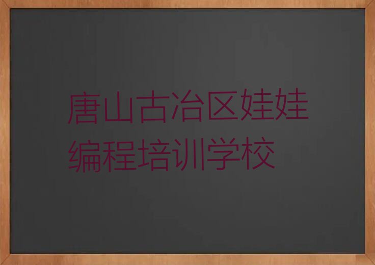 2024年下半年唐山林西街道专业娃娃编程培训排行榜名单总览公布